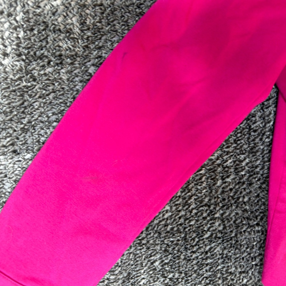 Nicole Miller New York Hot Pink Button Front Cropped Jacket Size S Barbiecore - Picture 5 of 16